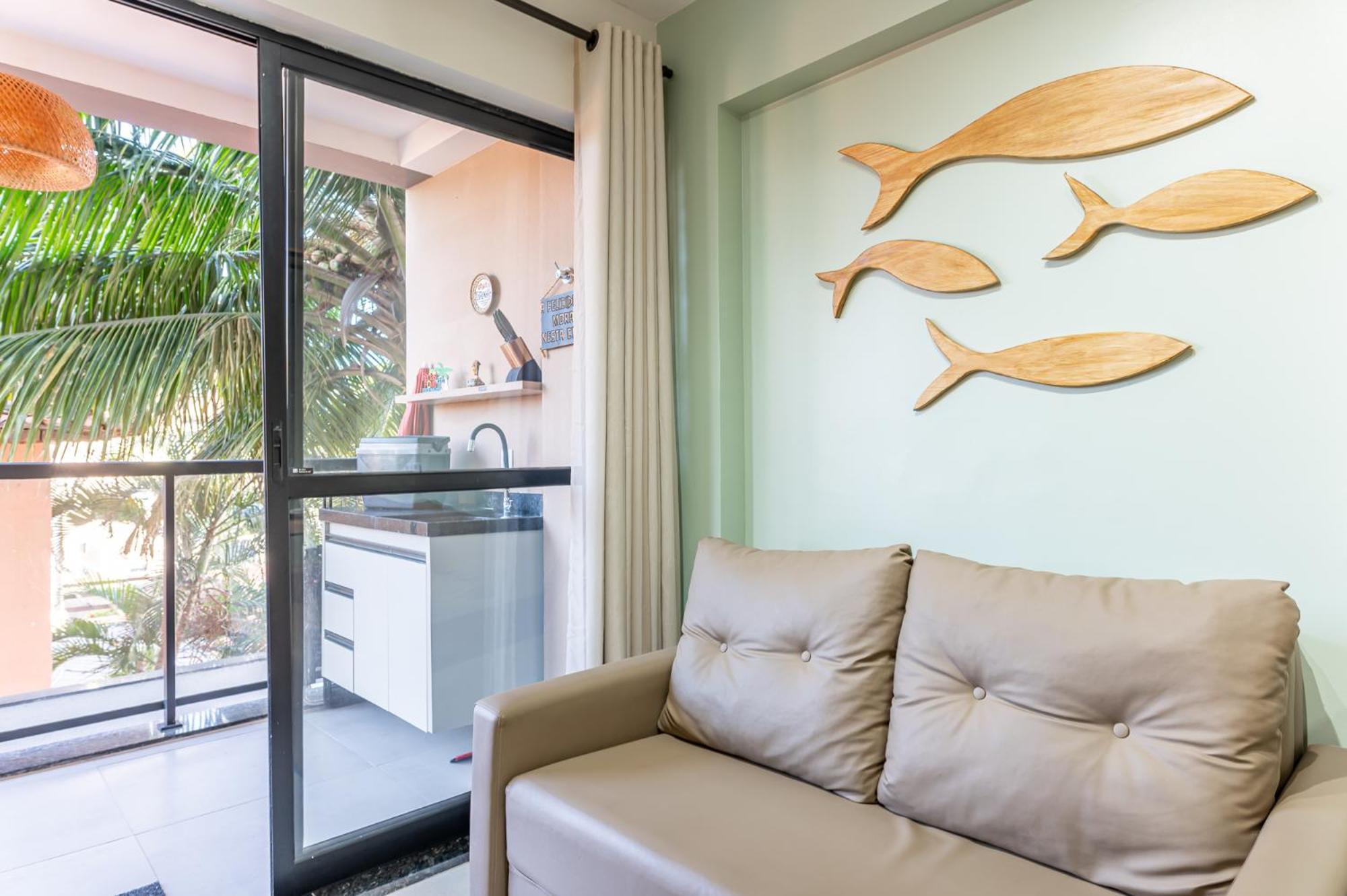 Ama Flat Porto Kai - Centro Da Vila 50M Do Mar. Pôrto das Galinhas Dış mekan fotoğraf