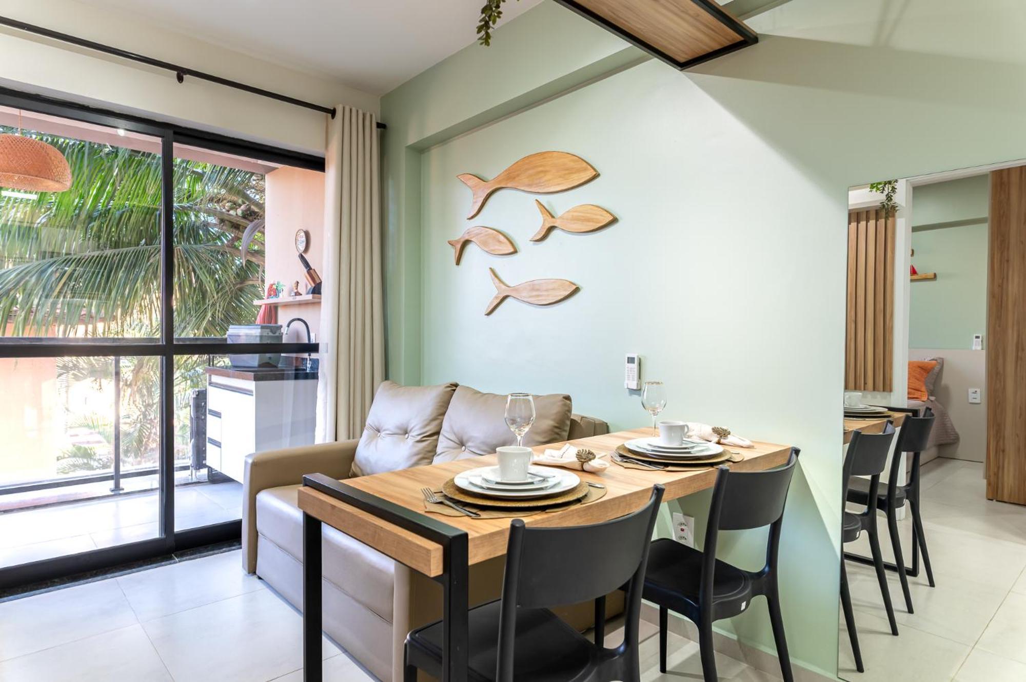 Ama Flat Porto Kai - Centro Da Vila 50M Do Mar. Pôrto das Galinhas Dış mekan fotoğraf